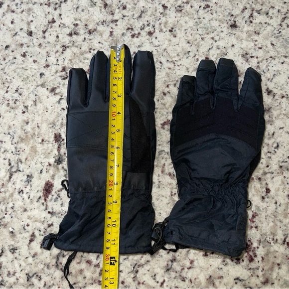 Thinsulate Nylon Ski Gloves 40 Gram Size XL Black Winter Fleece Warm Mens Snow - Picture 6 of 7